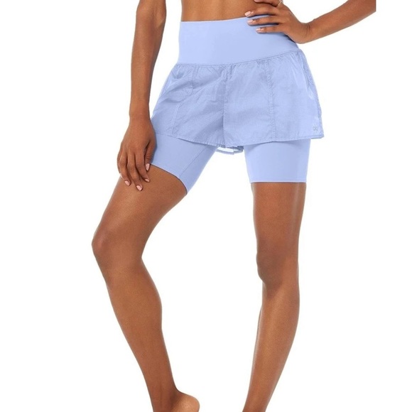 Alo Yoga SMALL High-Waist Circuit Short - Marina size XS - Picture 1 of 13